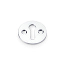 Alexander and Wilks - Victorian Standard Profile Escutcheon - Polished Chrome - AW399PC - Choice Handles