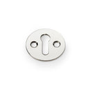 Alexander and Wilks - Victorian Standard Profile Escutcheon - Polished Nickel - AW399PN - Choice Handles