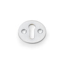 Alexander and Wilks - Victorian Standard Profile Escutcheon - Satin Chrome - AW399SC - Choice Handles