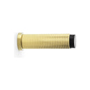 Alexander and Wilks - Brunel Knurled Door Stop - PVD Satin Brass - AW600-75-SBPVD - Choice Handles