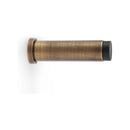 Alexander and Wilks - Plain Projection Cylinder Door Stop - Antique Brass - AW601-75-AB - Choice Handles