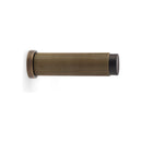 Alexander and Wilks - Reeded Projection Door Stop - Antique Brass - AW602-75-AB - Choice Handles
