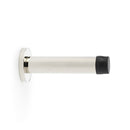 Alexander and Wilks - Cylinder Projection Door Stop on Rose - Polished Nickel - AW616PN - Choice Handles