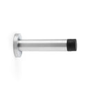 Alexander and Wilks - Cylinder Projection Door Stop on Rose - Satin Chrome - AW616SC - Choice Handles