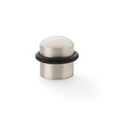 Alexander and Wilks - Dome Top Floor Mounted Door Stop -  Satin Nickel - AW638SN - Choice Handles