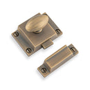 Alexander and Wilks Cupboard Latch Antique Brass - AW730AB - Choice Handles