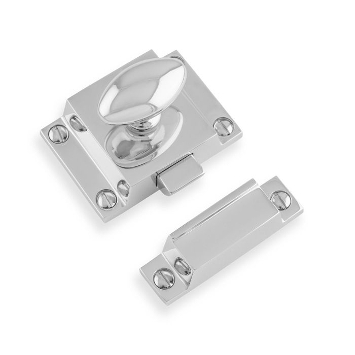 Alexander and Wilks Cupboard Latch Polished Chrome - AW730PC - Choice Handles