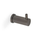 Alexander & Wilks Brunel Reeded Coat Hook On 25mm Rose - Dark Bronze Pvd - AW776DBZPVD - Choice Handles