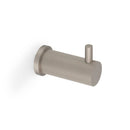Alexander & Wilks Brunel Reeded Coat Hook On 25mm Rose - Satin Nickel - AW776SN - Choice Handles