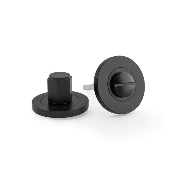Alexander and Wilks Hex  Thumbturn And Release - Black - AW794BL