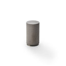 Alexander & Wilks - Brunel Knurled Cylinder Cupboard Knob 35mm - Dark Bronze - AW800-35-DBZPVD - Choice Handles