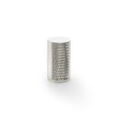 Alexander & Wilks - Brunel Knurled Cylinder Cupboard Knob 35mm - Satin Nickel - AW800-35-PN - Choice Handles