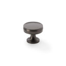 Alexander and Wilks - Lynd Cupboard Knob - Dark Bronze - 32mm - AW808-32-DBZ - Choice Handles