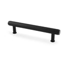 Alexander & Wilks Crispin Knurled T-Bar  Cupboard Pull Handle - Black - Centres 128mm - AW809-128-BL - Choice Handles