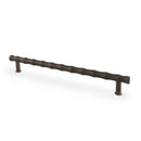 Crispin Bamboo T-Bar  Cupboard Pull Handle - Dark Bronze Pvd - 224mm Centres - AW809B-224-DBZPVD - Choice Handles