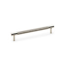 Alexander & Wilks - Brunel Knurled T-Bar Cupboard Handle - Polished Nickel PVD - Centres 160mm - AW810-160-PN - Choice Handles