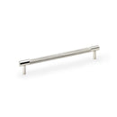 Alexander & Wilks Brunel Knurled T-Bar  Cupboard Handle - Polished Nickel - Centres 192mm - AW810-192-PN - Choice Handles