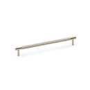 Alexander & Wilks - Brunel Knurled T-Bar Cupboard Handle - Satin Nickel PVD - Centres 224mm - AW810-224-SN - Choice Handles