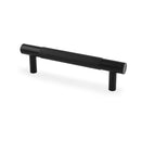 Alexander & Wilks Brunel Knurled T-Bar  Cupboard Handle - Black - Centres 96mm - AW810-96-BL - Choice Handles