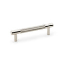 Alexander & Wilks Brunel Knurled T-Bar  Cupboard Handle - Polished Nickel - Centres 96mm - AW810-96-PN - Choice Handles