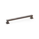 Alexander and Wilks - Jesper Square Cabinet Pull Handle - Dark Bronze PVD - 224mm - AW813-224-DBZPVD - Choice Handles