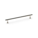 Alexander and Wilks Round T-Bar Cabinet Pull Handle - Polished Nickel - 192mm - AW814-192-PN - Choice Handles