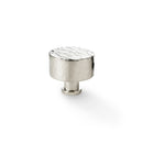 Alexander and Wilks Leila Hammered Cupboard Knob - Polished Nickel - 35mm - AW816-35-PN - Choice Handles