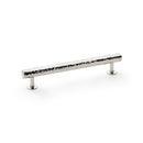 Alexander and Wilks Leila Hammered Cabinet Pull - Polished Nickel - AW817-160-PN - Choice Handles