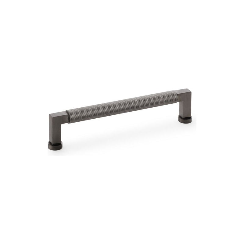 Alexander and Wilks - Camille Knurled Cabinet Pull Handle - Dark Bronze PVD - AW819-160-DBZPVD