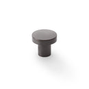 Alexander and Wilks Hanover Plain Cupboard Knob - Dark Bronze - Knob 30mm - AW821-30-DBZ - Choice Handles