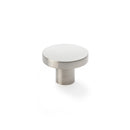Alexander and Wilks Hanover Plain Cupboard Knob - Satin Nickel - Knob 38mm - AW821-38-SN - Choice Handles