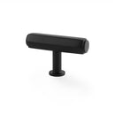 Alexander & Wilks Vesper Alexander and Wilks Hex  T-Bar Cabinet Knob - Black - AW829-55-BL - Choice Handles