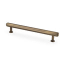 Alexander & Wilks Vesper Alexander and Wilks Hex  T-Bar Cabinet Pull-Antique Brass-160mm C/C - AW830-160-AB - Choice Handles