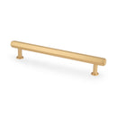 Alexander & Wilks Vesper Alexander and Wilks Hex  T-Bar Cabinet Pull-Satin Brass-160mm C/C - AW830-160-SB - Choice Handles