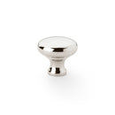 Alexander and Wilks  - Wade Round Cupboard Knob - Polished Nickel - 32mm - AW836-32-PN - Choice Handles