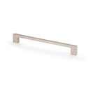 Alexander & Wilks Marco Cabinet Pull Handle – Satin Nickel – 224mm Centres - AW837-224-SN