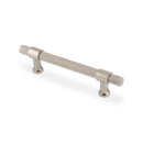 Alexander & Wilks Kingston Knurled Cabinet Pull Handle – Satin Nickel PVD – 128mm Centres – AW839-128-SNPVD