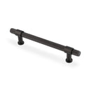 Alexander & Wilks Kingston Knurled Cabinet Pull Handle – Dark Bronze PVD – 160mm Centres – AW839-160-DBZPVD