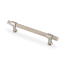 Alexander & Wilks Kingston Knurled Cabinet Pull Handle – Polished Nickel PVD – 160mm Centres – AW839-160-PNPVD