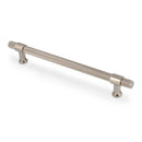 Alexander & Wilks Kingston Knurled Cabinet Pull Handle – Polished Nickel PVD – 224mm Centres – AW839-224-PNPVD