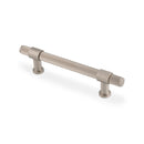 Alexander & Wilks Kingston Reeded Cabinet Pull Handle – Satin Nickel PVD – 128mm Centres – AW839R-128-SNPVD