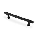 Alexander & Wilks Kingston Reeded Cabinet Pull Handle – Black – 160mm Centres – AW839R-160-BL