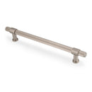 Alexander & Wilks Kingston Reeded Cabinet Pull Handle – Satin Nickel PVD – 224mm Centres – AW839R-224-SNPVD