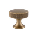 Alexander & Wilks Berlin Alexander and Wilks Cupboard Knob - Antique Brass - 38mm - AW841-38-AB - Choice Handles