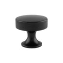 Alexander & Wilks Berlin Alexander and Wilks Cupboard Knob - Black - 38mm - AW841-38-BL - Choice Handles