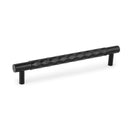 Alexander & Wilks Diamond Cut Cabinet Pull - 160mm C/C - Black - AW846-160-BL - Choice Handles