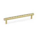 Alexander & Wilks Diamond Cut Cabinet Pull - 160mm C/C - Satin Brass Pvd - AW846-160-SBPVD - Choice Handles
