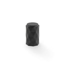 Alexander & Wilks Diamond Cut Cylinder Cabinet Knob - 30mm - Black - AW847-30-BL - Choice Handles