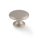 Alexander and Wilks - Cambridge Round Cupboard Knob - Satin Nickel - AW849-38-SN - Choice Handles