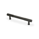Alexander & Wilks - Washington Reeded End Cabinet Pull-Dark Bronze PVD-128mm - AW854R-128-DBZPVD - Choice Handles
